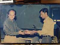 Recieving performane award from Mr Harsh Mariwala